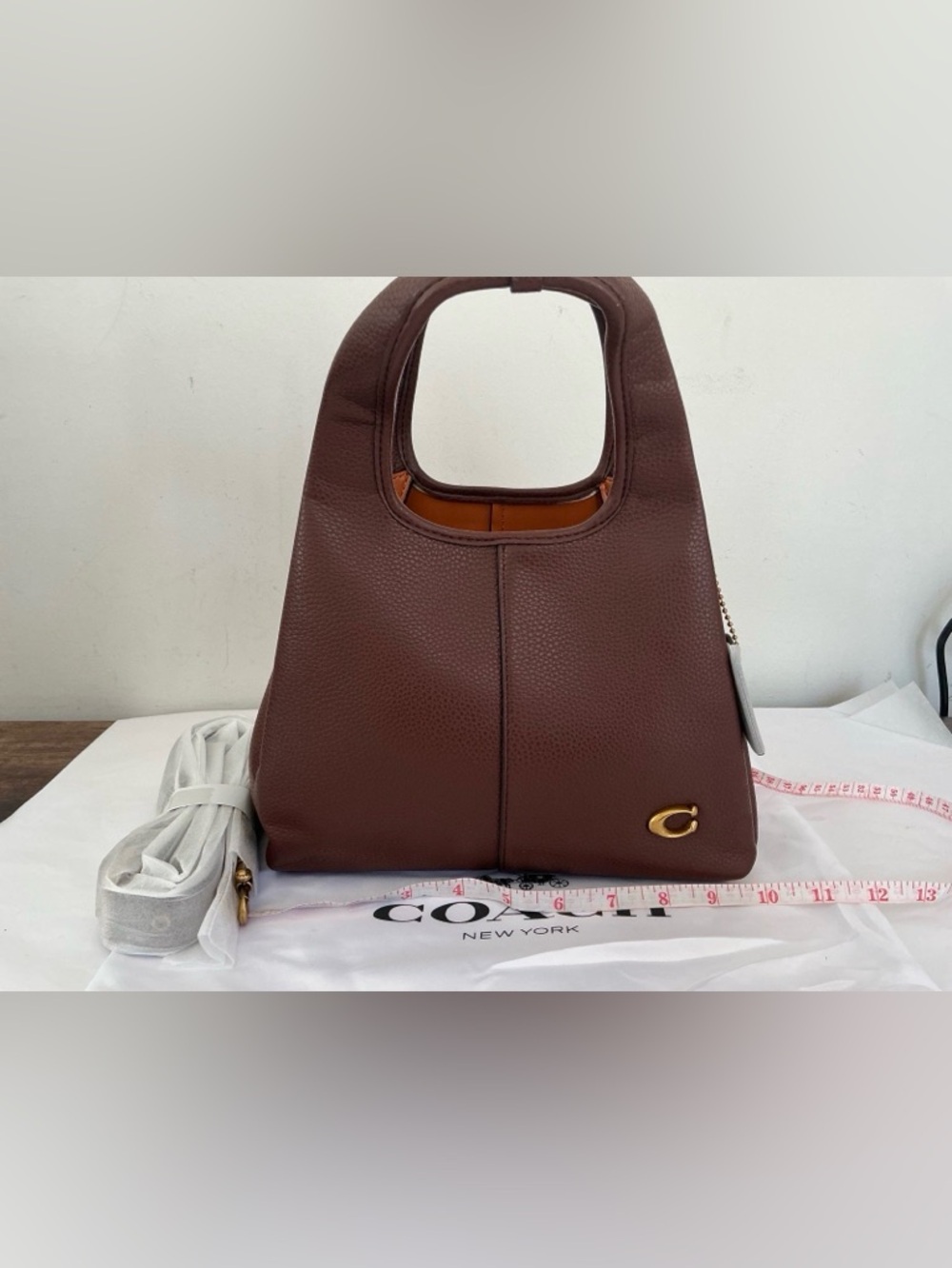 Coach Dark Brown Lana Shoulder Bag - Picture 4 of 4